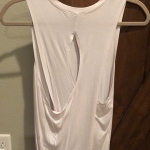 White beyond yoga tank